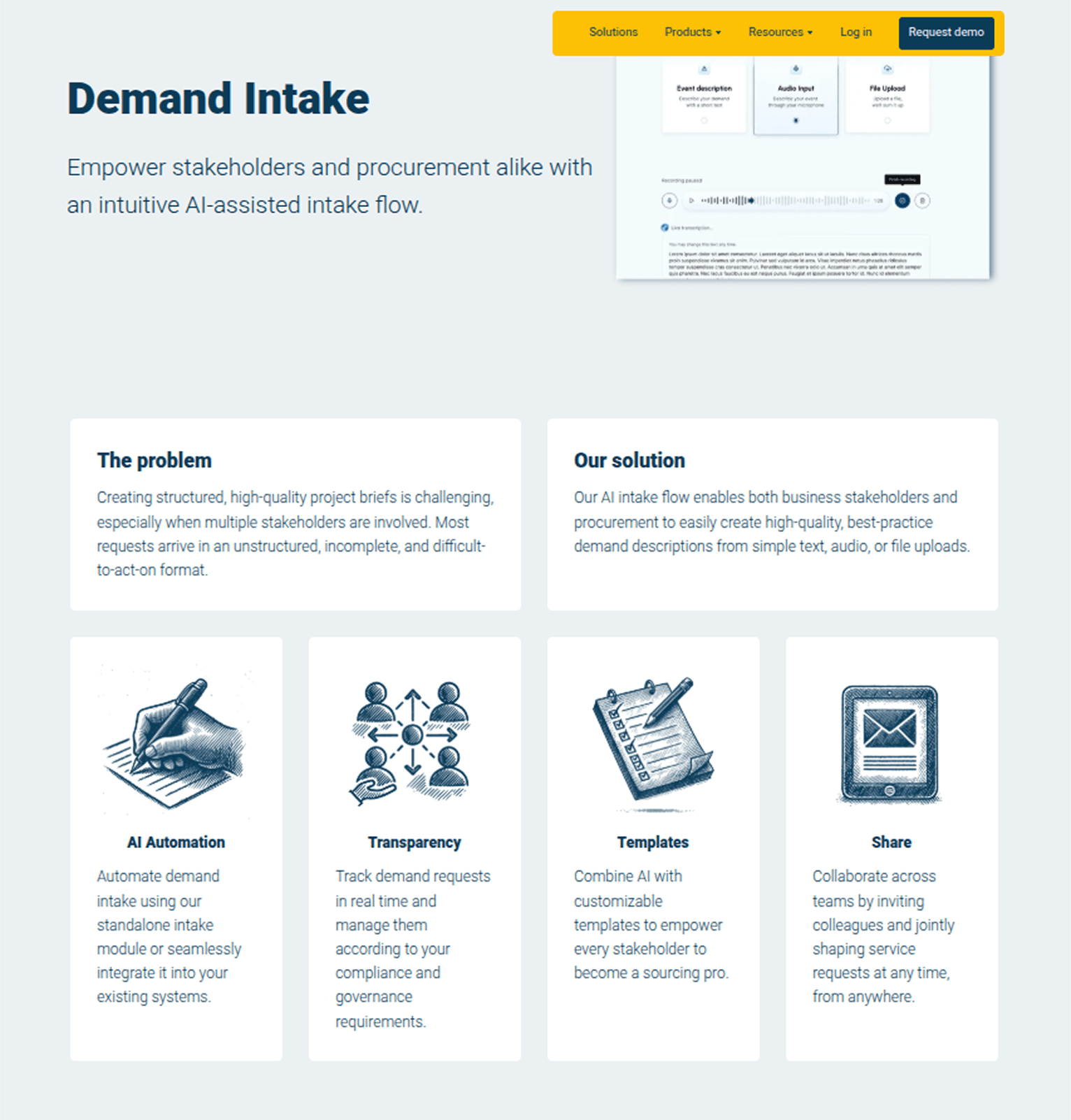 Apadua: Procurement SaaS — Interface 1